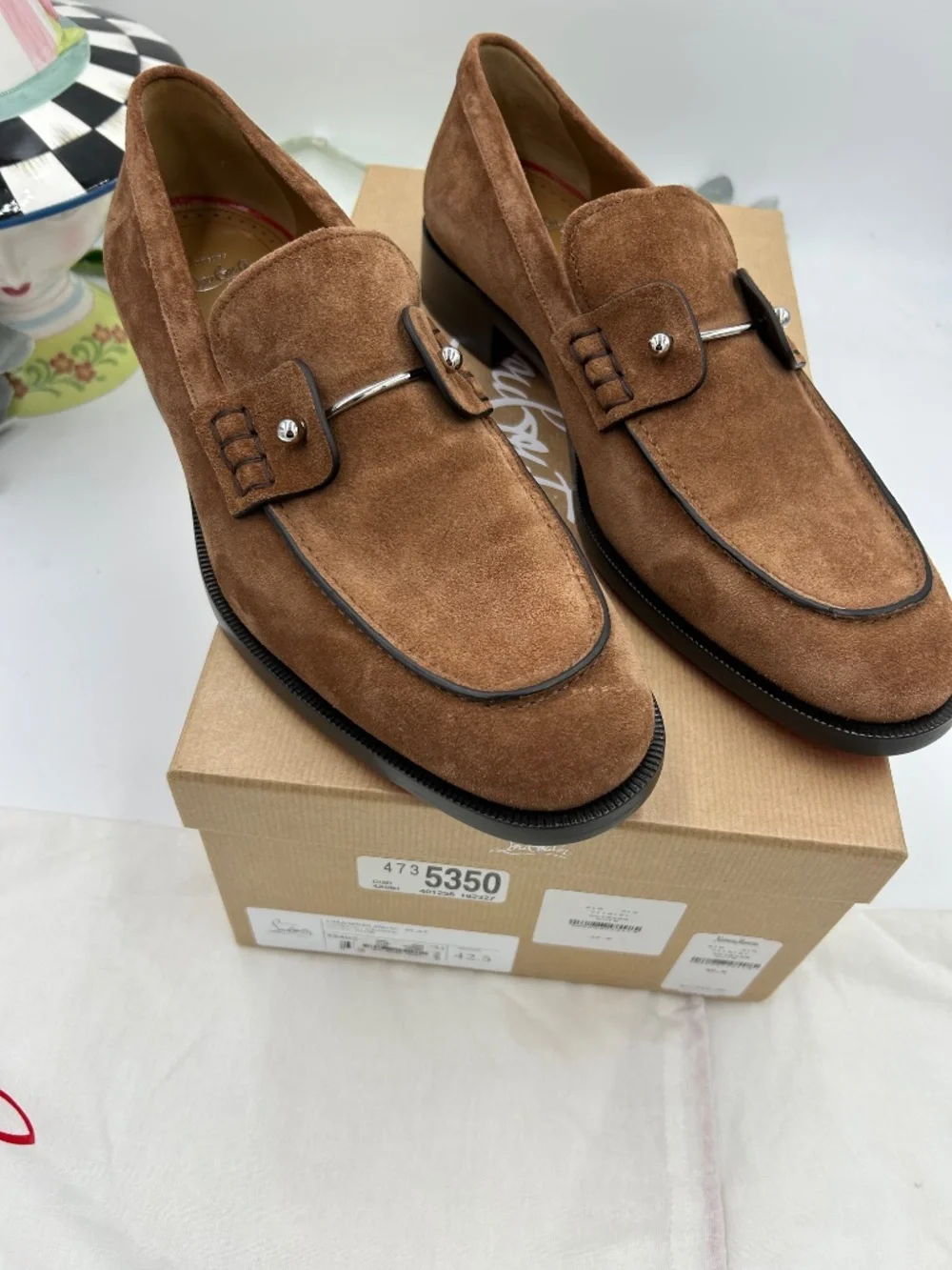 Men’s Christian Louboutin Chambelimoc Loafers. Size 42.5/9.5 US. Made in Italy.